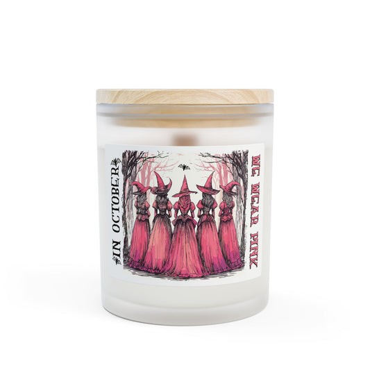 Breast Cancer We Wear Pink Candle