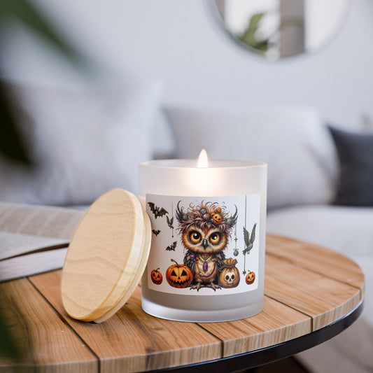 Spooky Owl Candle