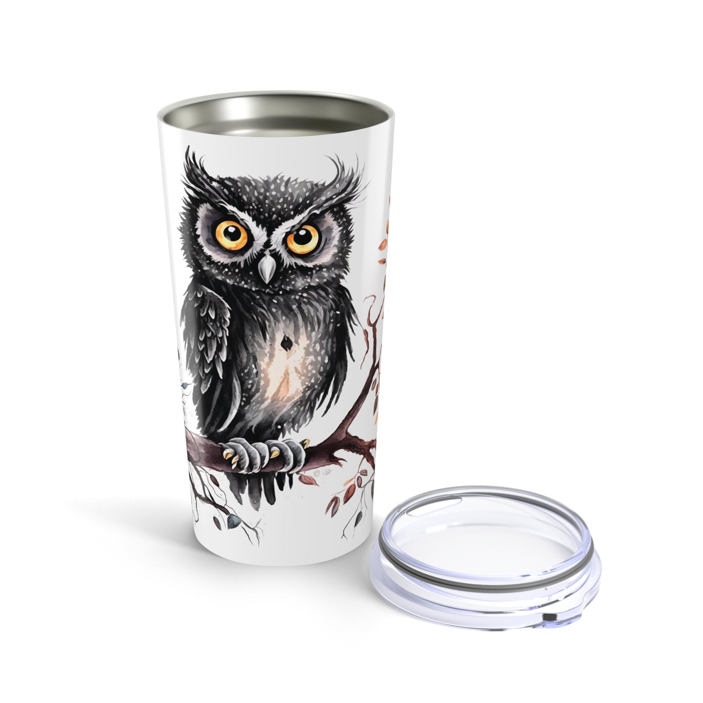 Black Owl Tumbler