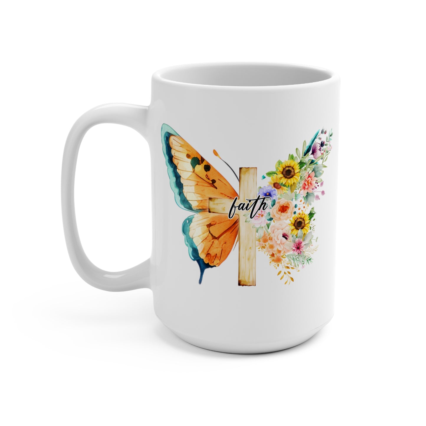 Faith Butterfly Mug