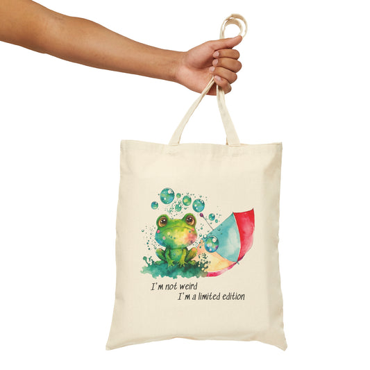 Limited Edition Frog Cotton Tote Bag