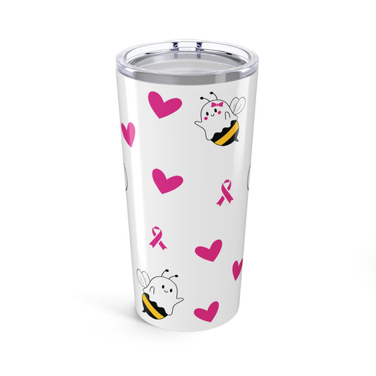 Breast Cancer Boo Bees Tumbler