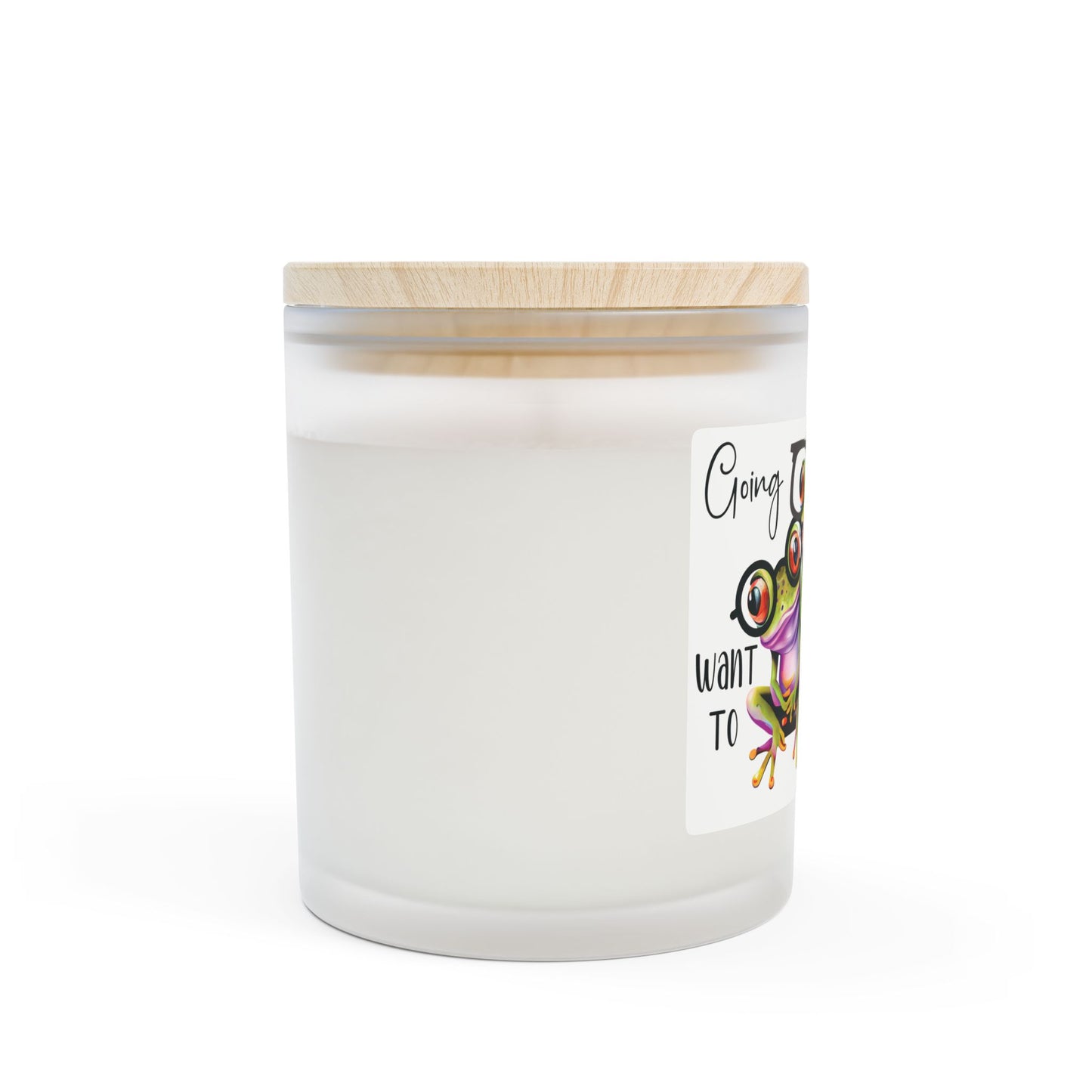 Going Crazy Frogs Candle