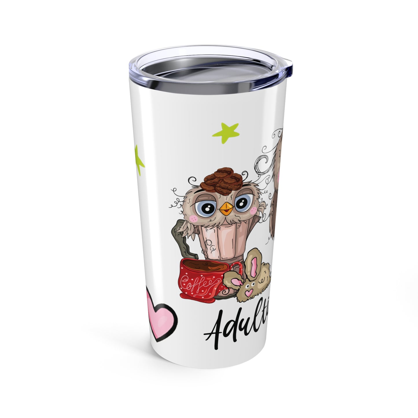 Adulting Owl Tumbler