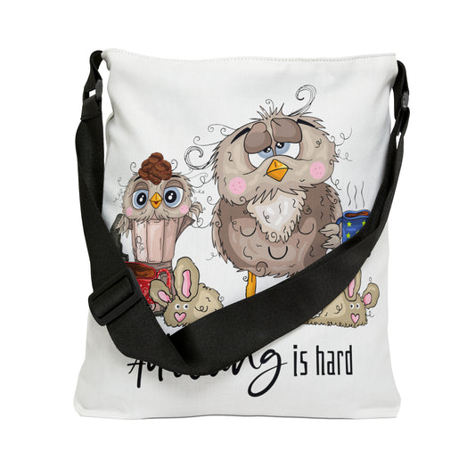 Adulting Owl Tote