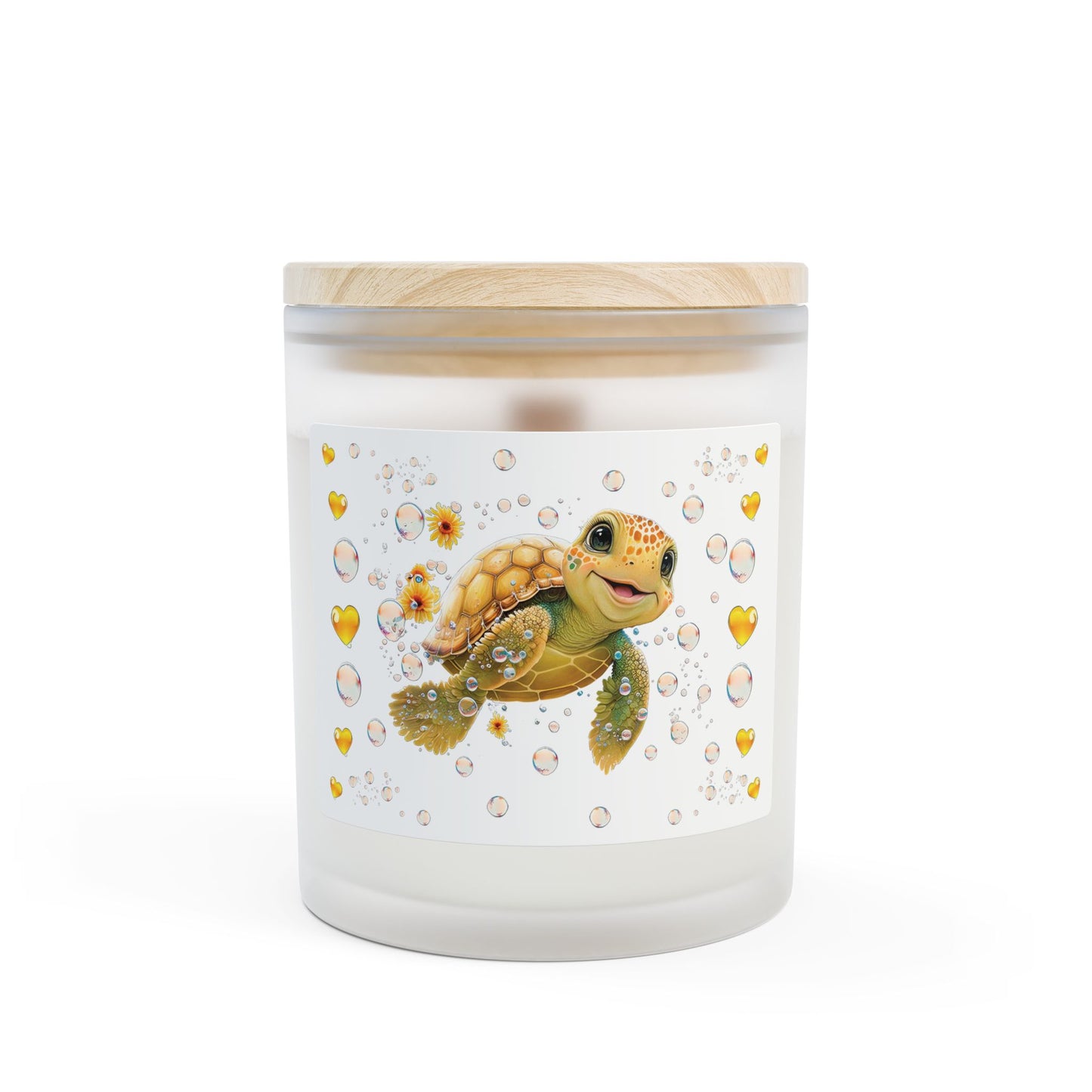 Turtley Happy Candle