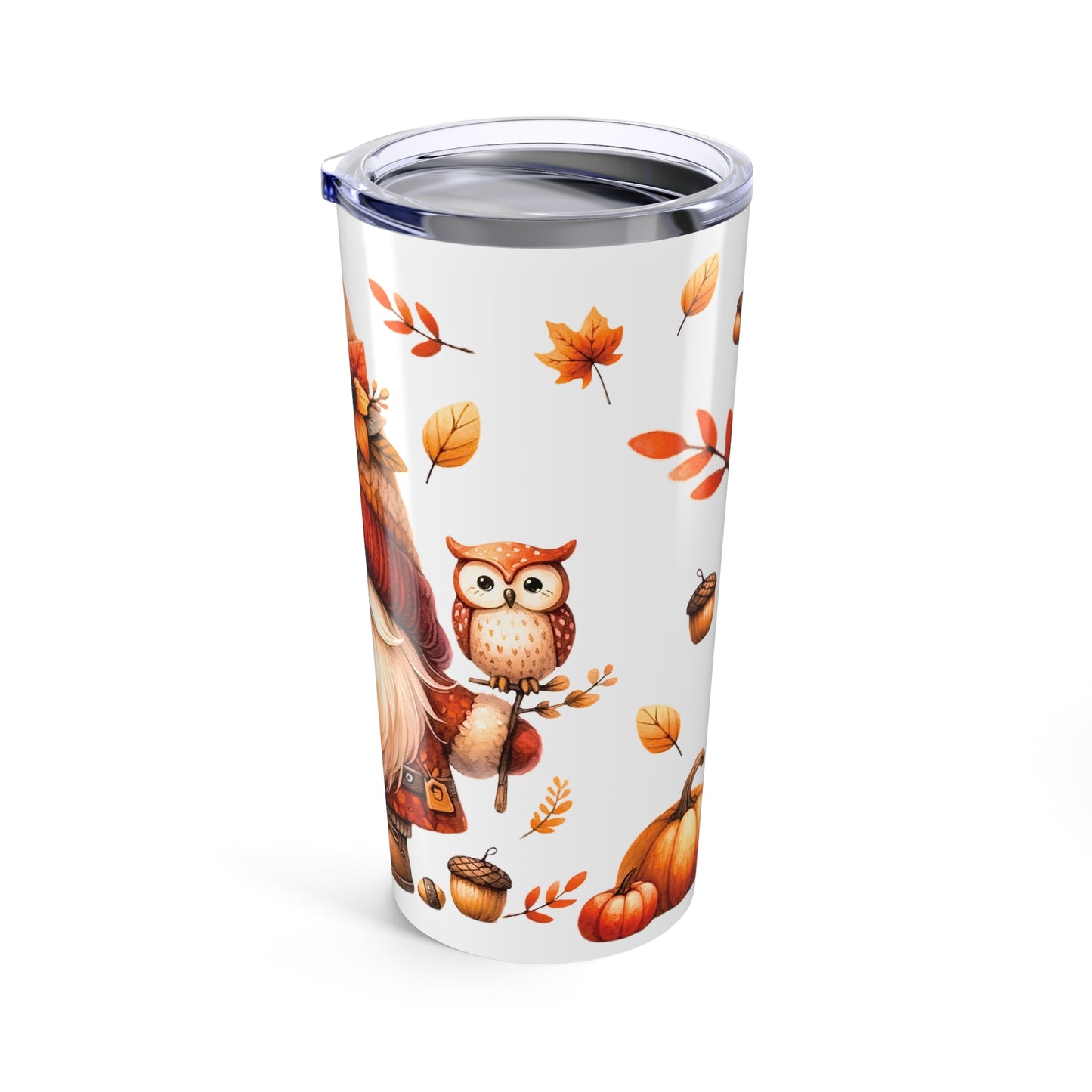 Hello Fall Gnome Tumbler