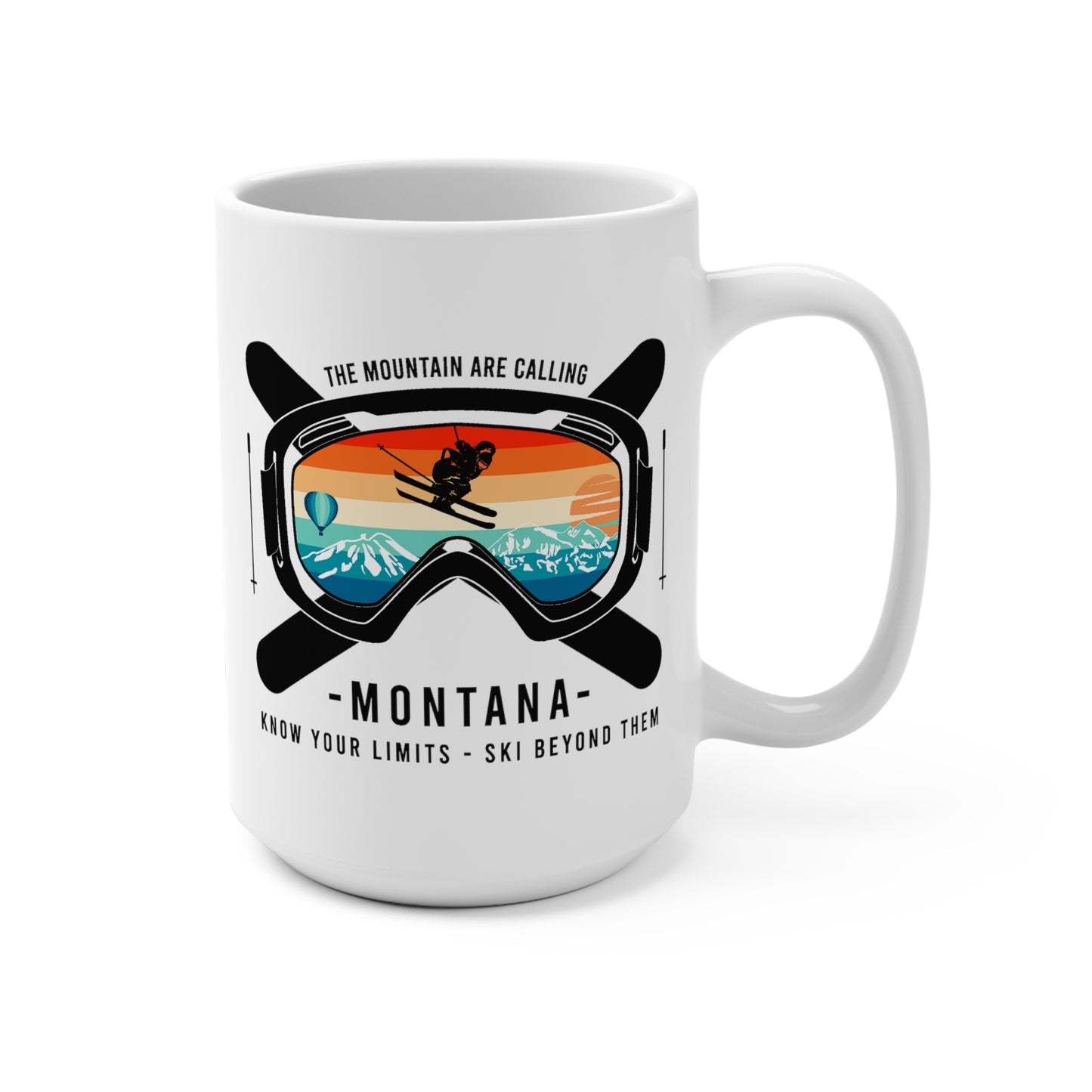 Montana Skiing Mug