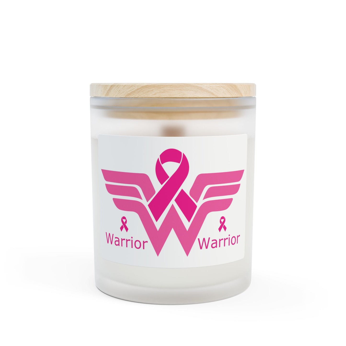 Breast Cancer Warrior Candle
