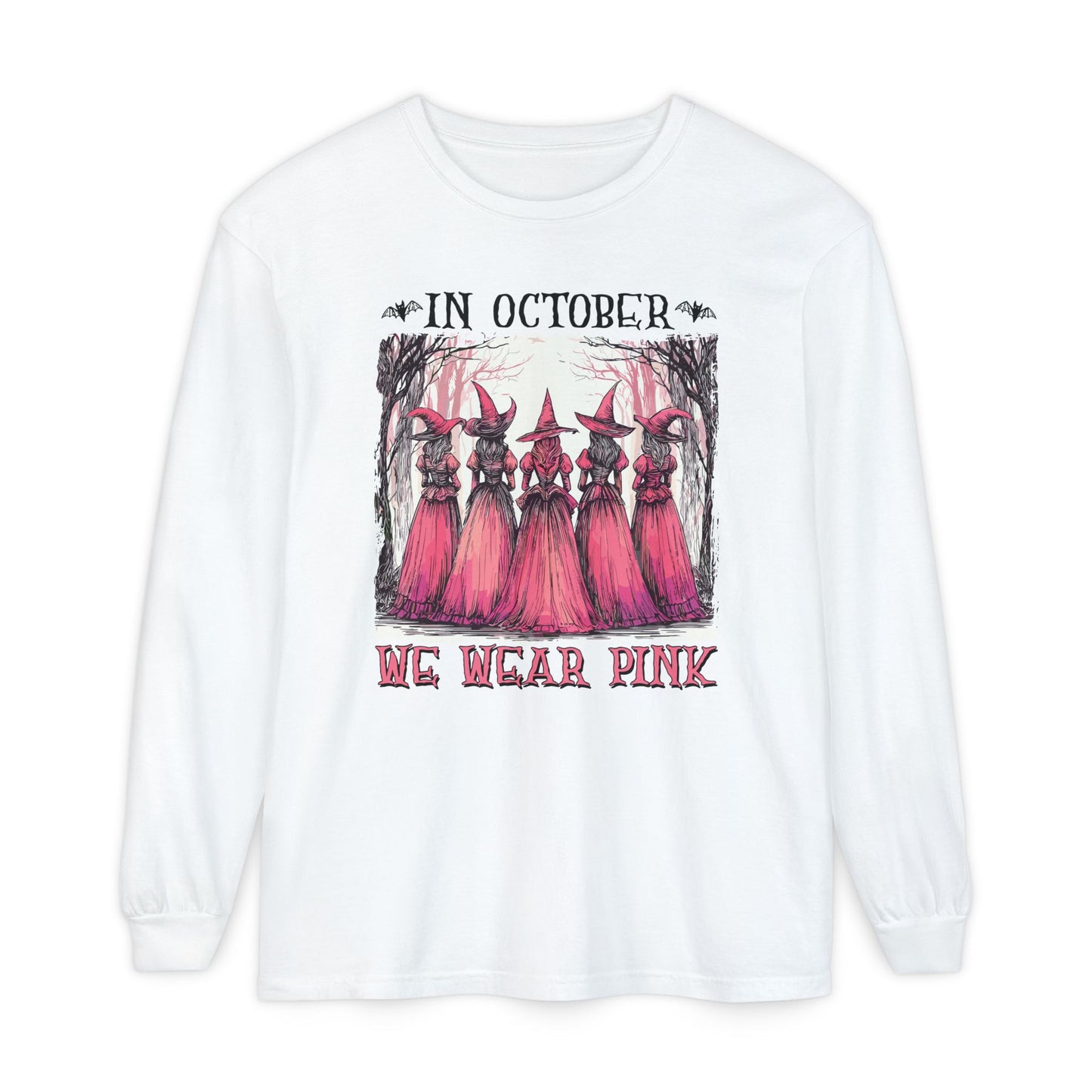 Breast Cancer We Wear Pink Long Sleeve