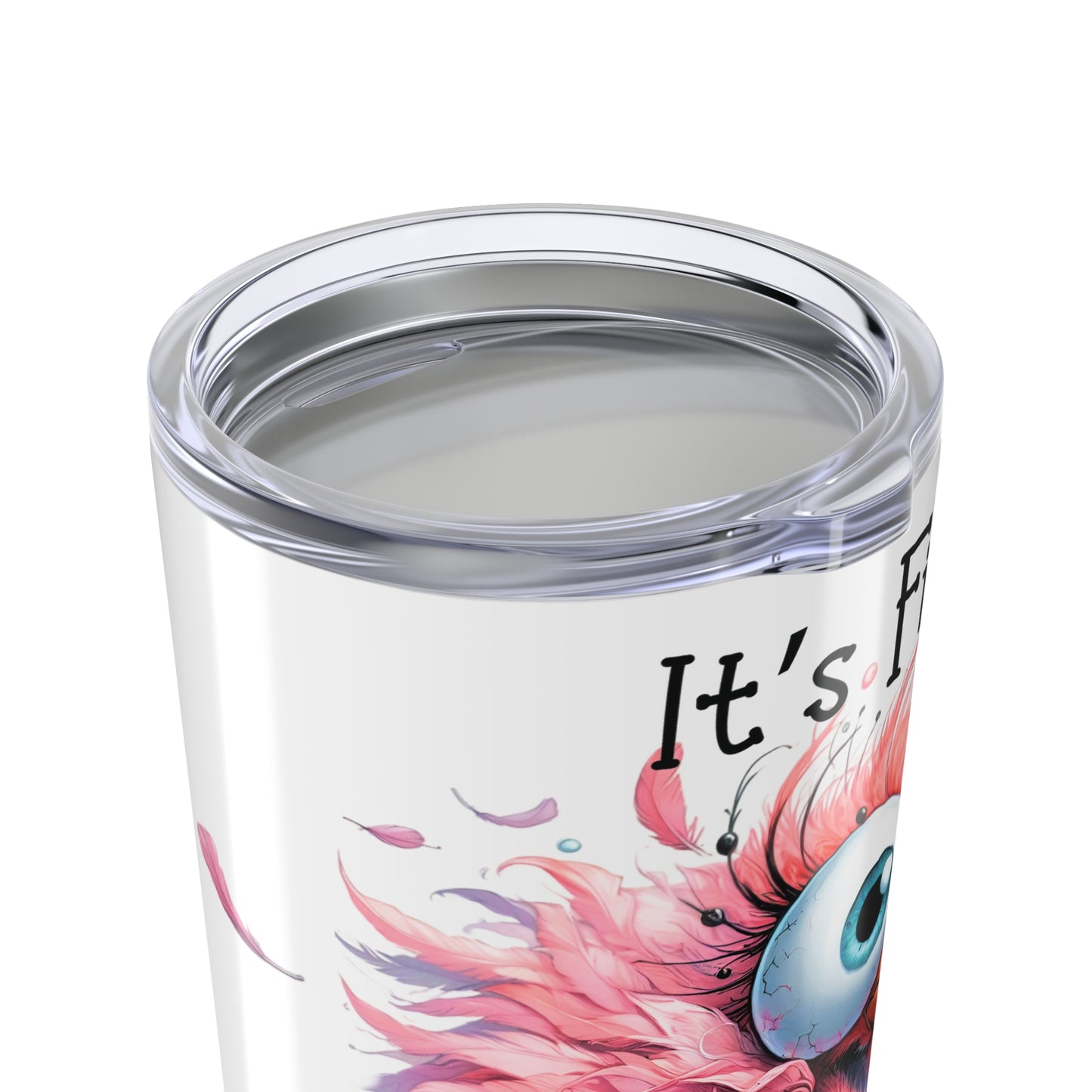 I'm Fine Flamingo Tumbler