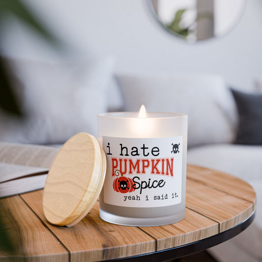 I Hate Pumpkin Spice Candle