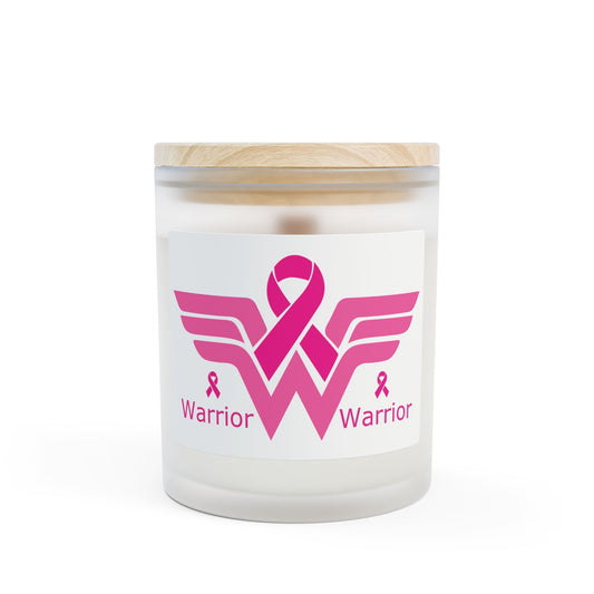 Breast Cancer Warrior Candle