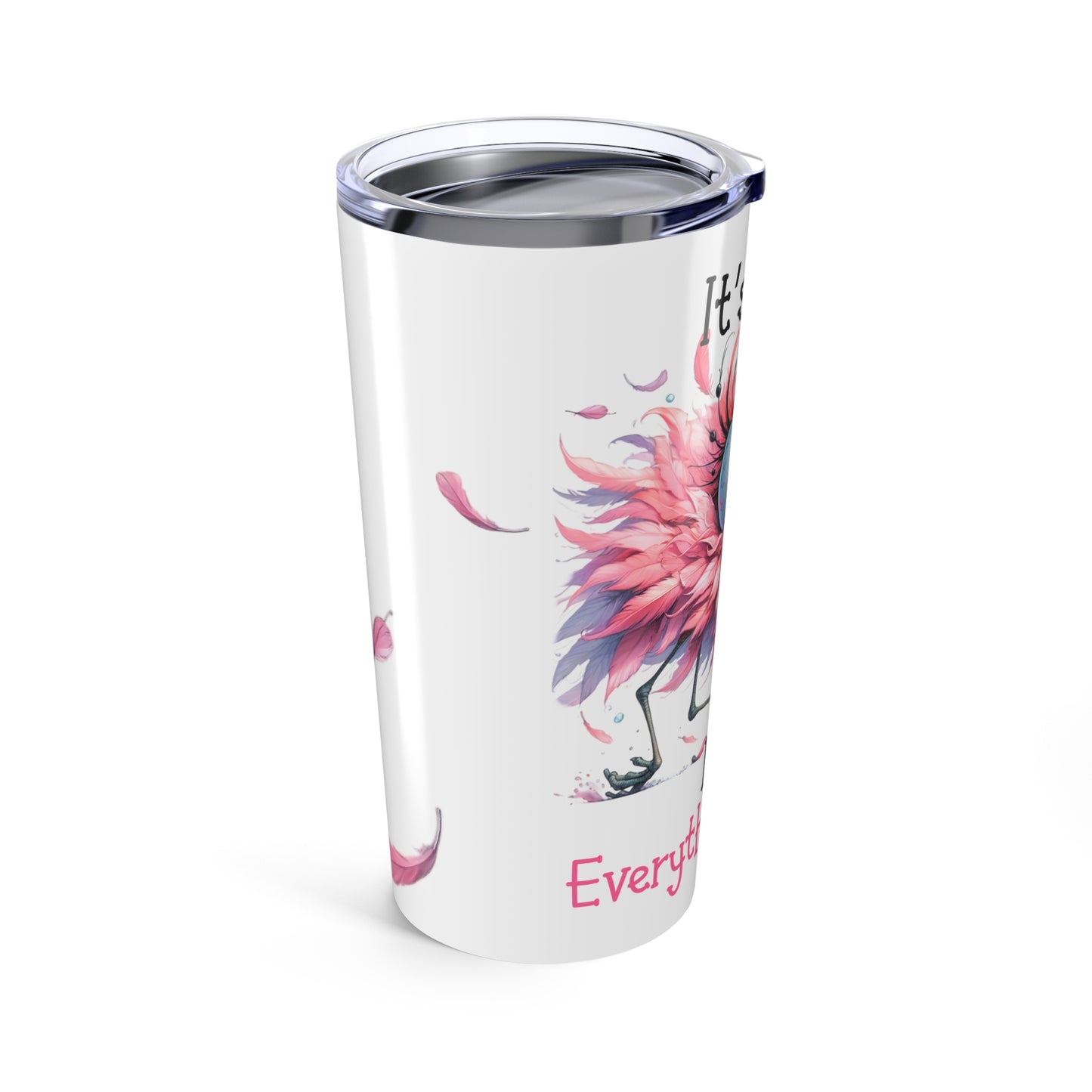 I'm Fine Flamingo Tumbler