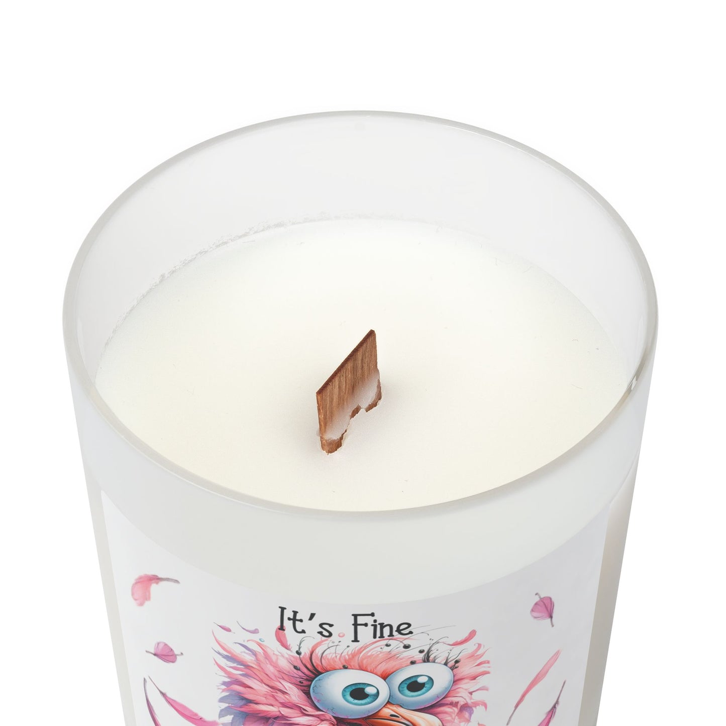 I'm Fine Flamingo Candle