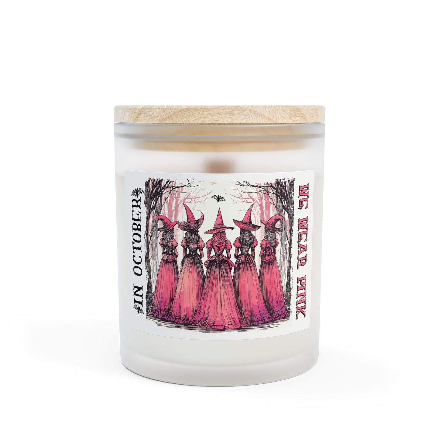 Breast Cancer We Wear Pink Candle