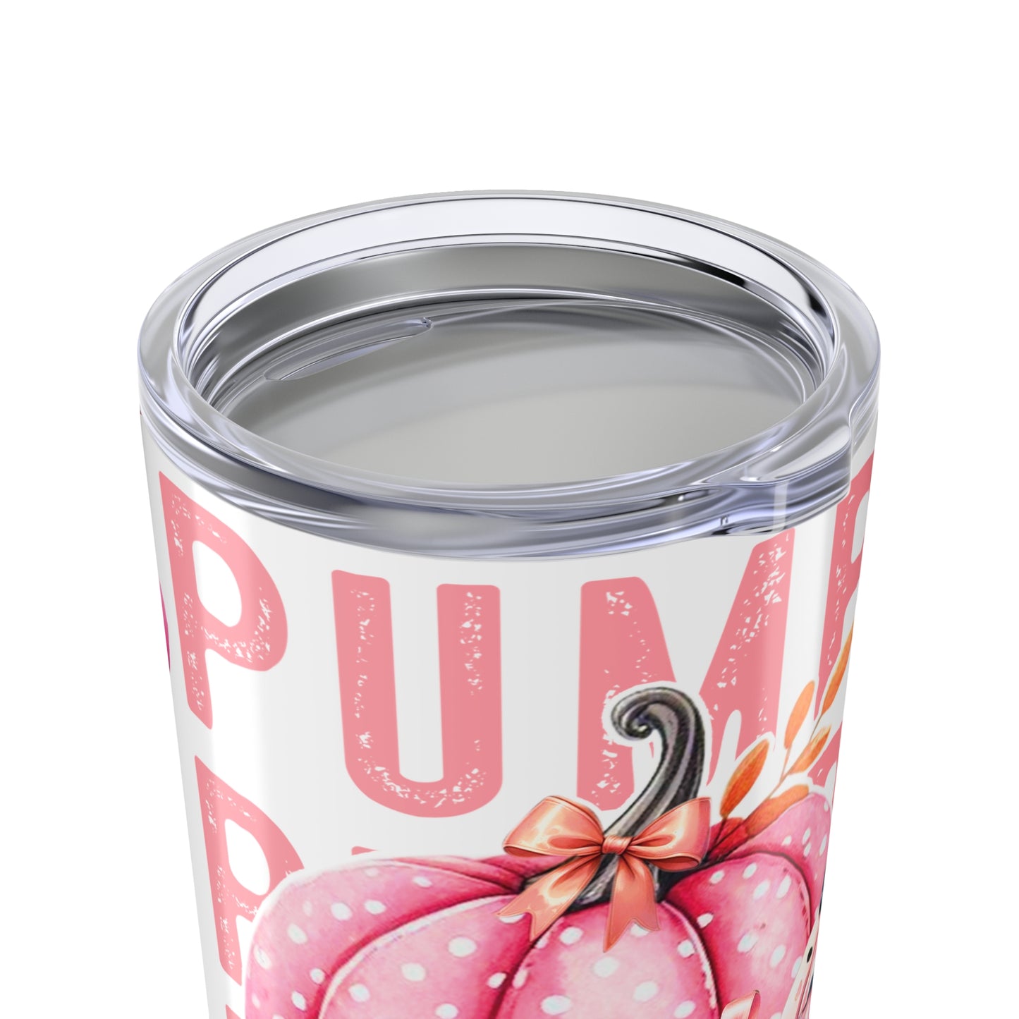 Breast Cancer Pink Pumpkin Tumbler