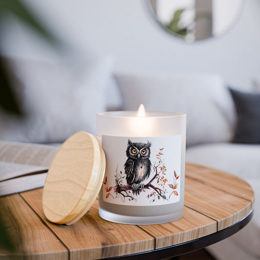 Black Owl Candle
