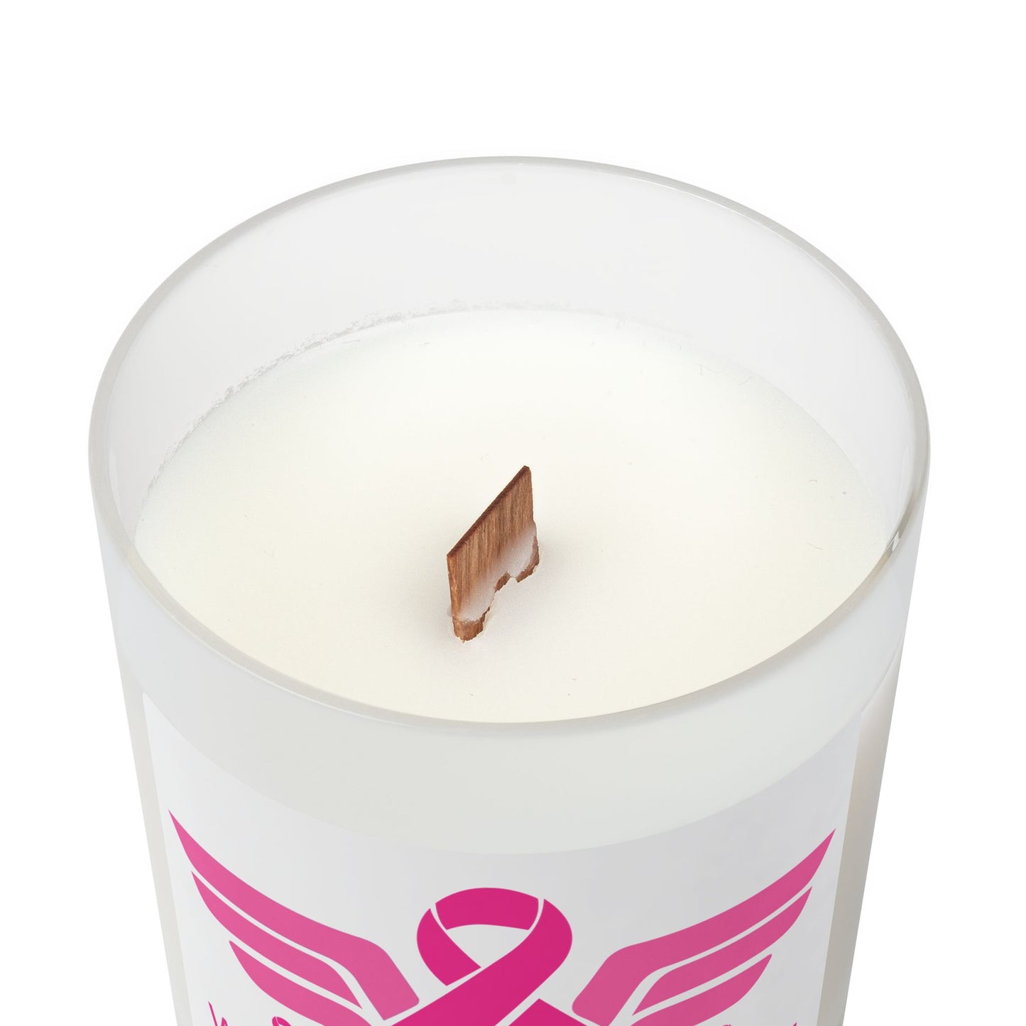 Breast Cancer Warrior Candle