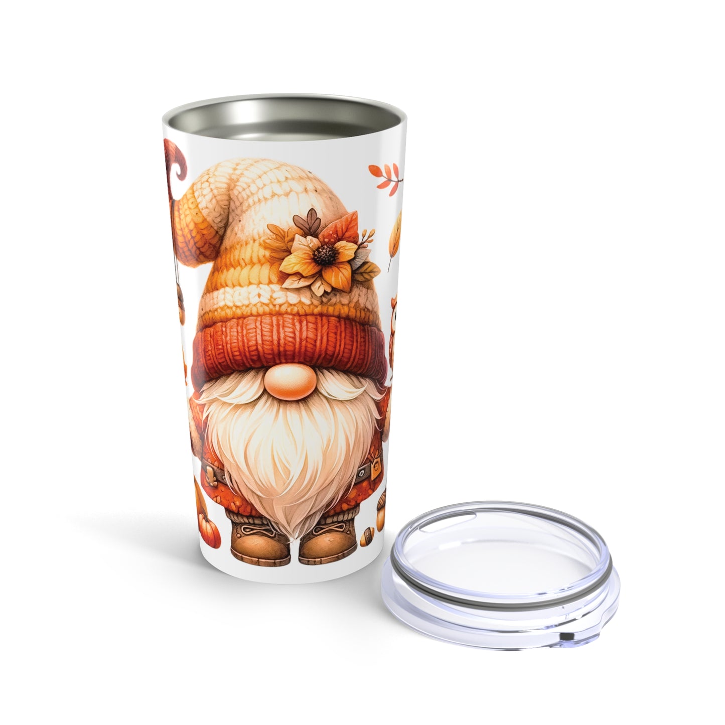 Hello Fall Gnome Tumbler