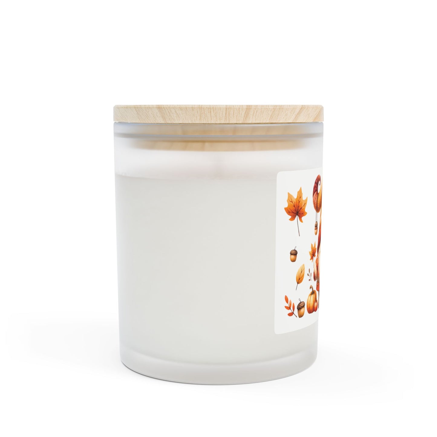Hello Fall Gnome Candle