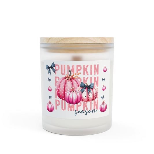 Breast Cancer Pink Pumpkin Candle