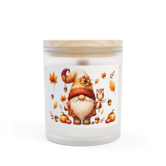Hello Fall Gnome Candle