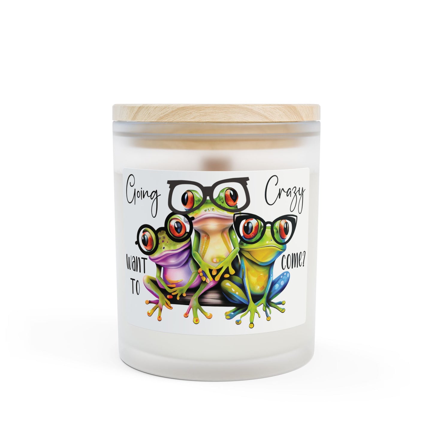 Going Crazy Frogs Candle