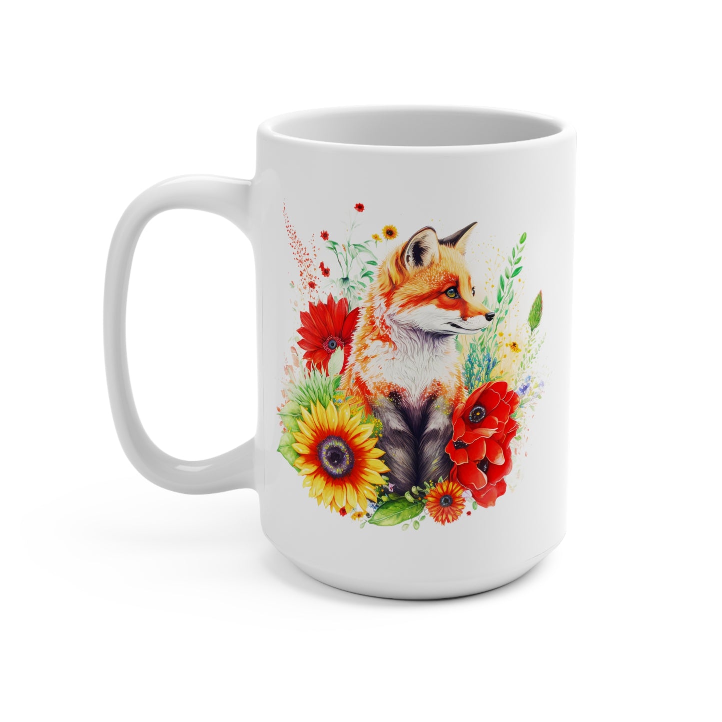 Watercolor Fox Mug