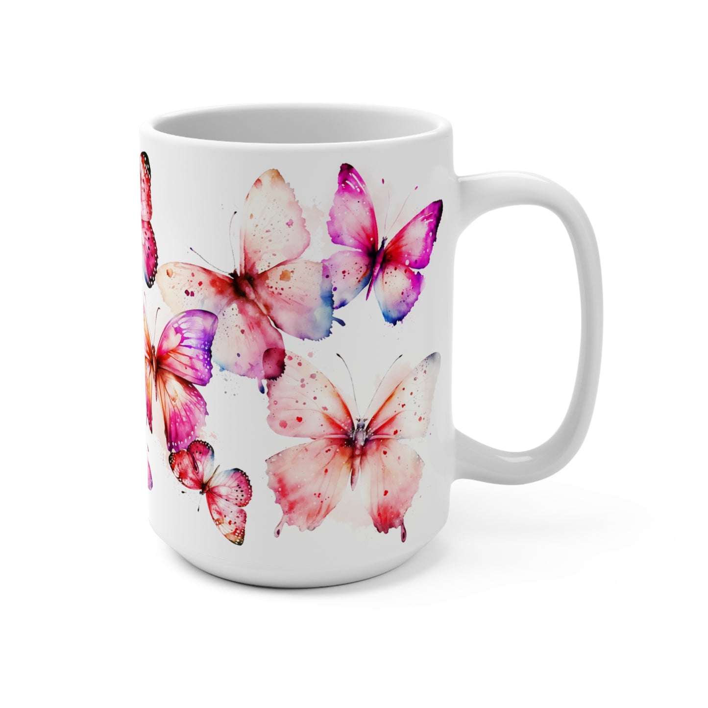 Pink Butterflies Mug
