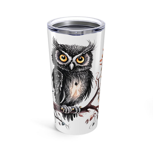 Black Owl Tumbler