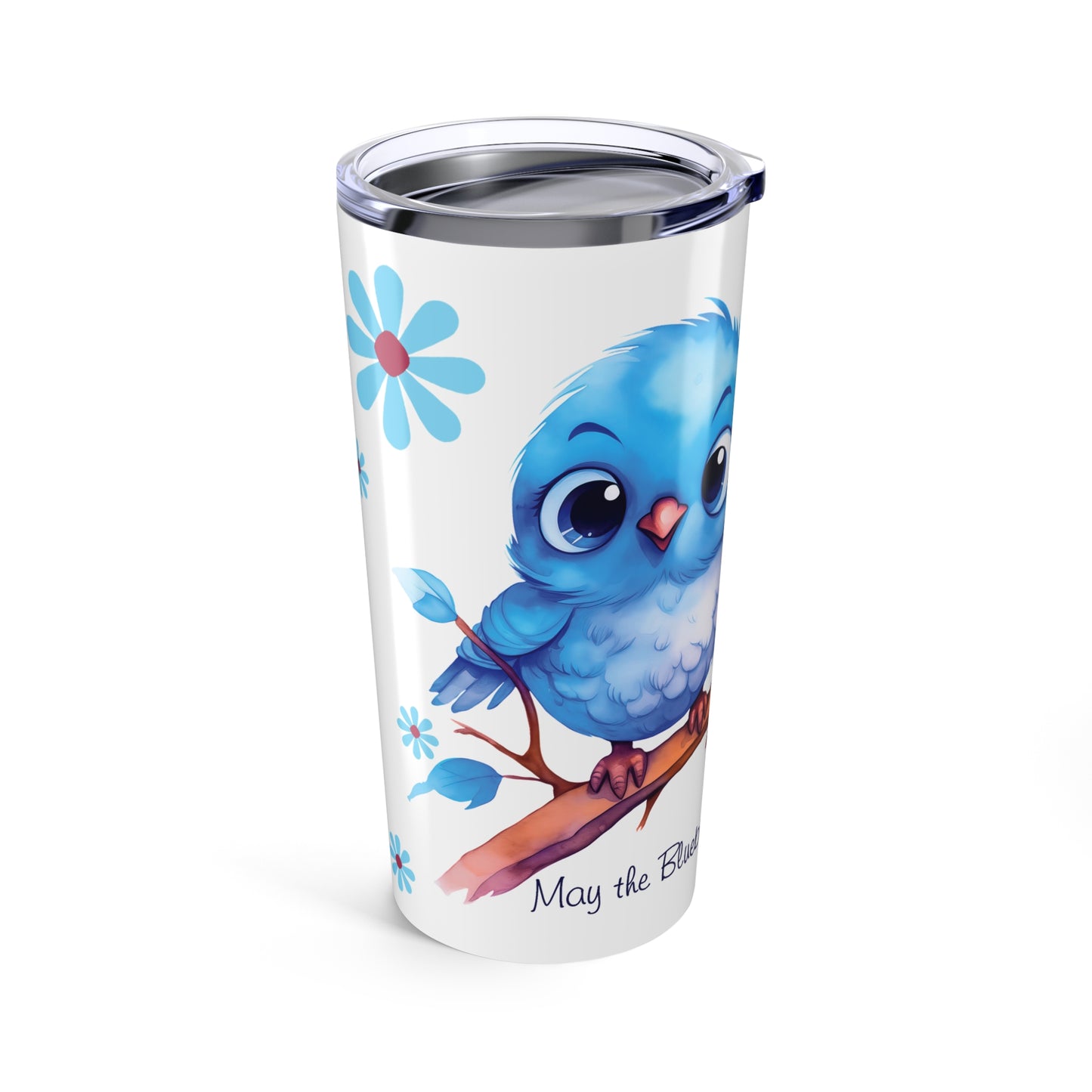 Happy Bluebird Tumbler