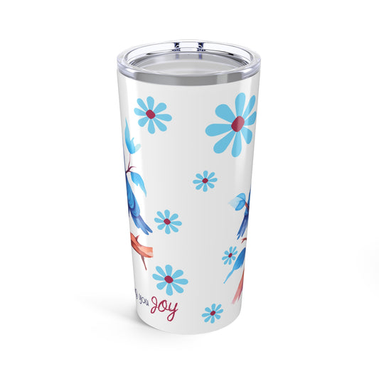 Happy Bluebird Tumbler
