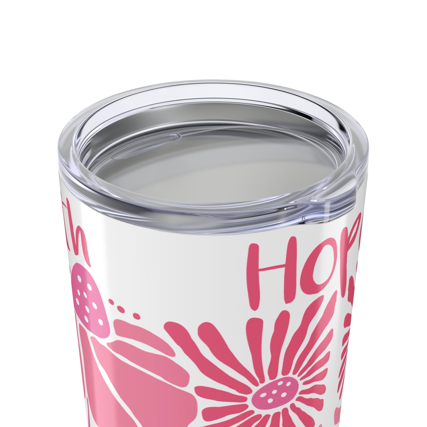 Breast Cancer Faith Hope Love Tumbler