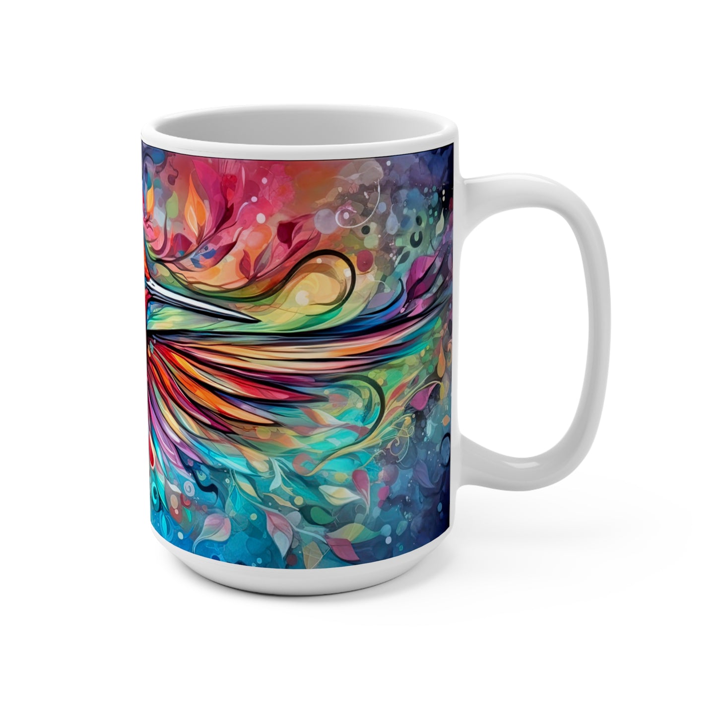 Colorful Hummingbird Mug