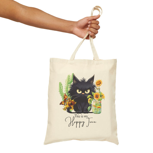 Grumpy Cat Cotton Tote Bag