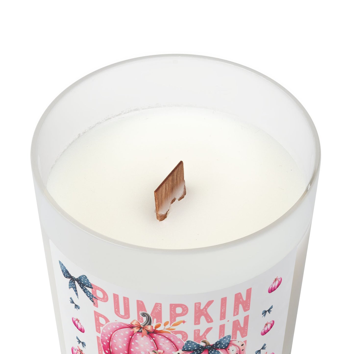 Breast Cancer Pink Pumpkin Candle