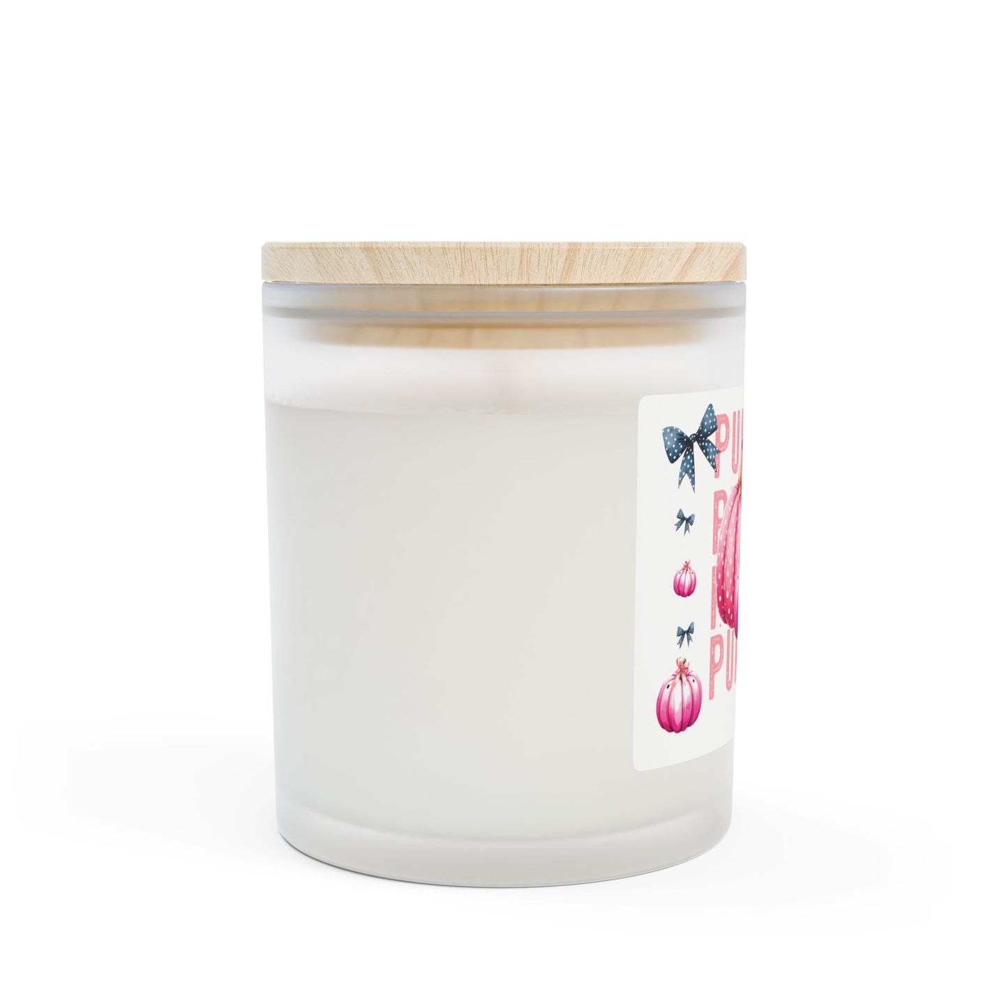 Breast Cancer Pink Pumpkin Candle