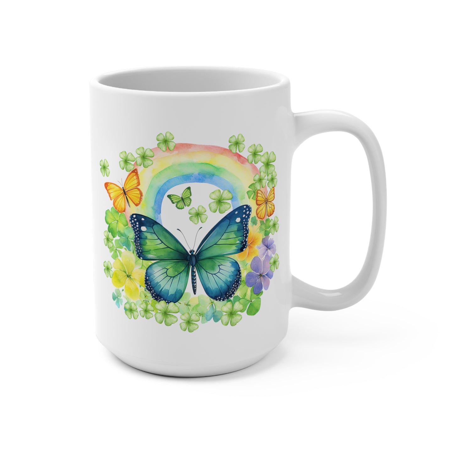Shamrock Butterfly Mug