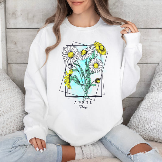 4 - April Flower Sweatshirt