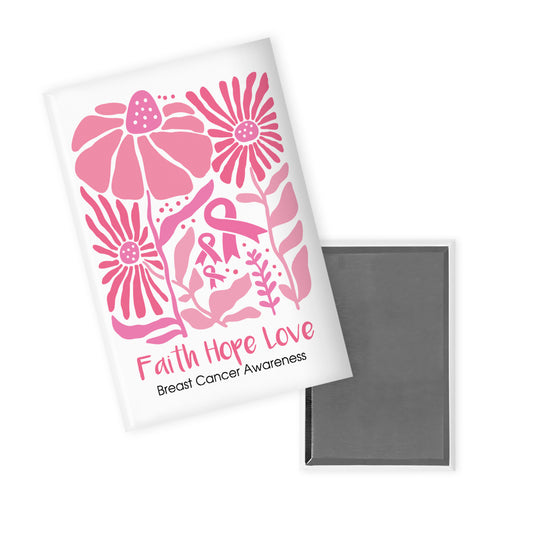 Breast Cancer Faith Hope Love Magnet