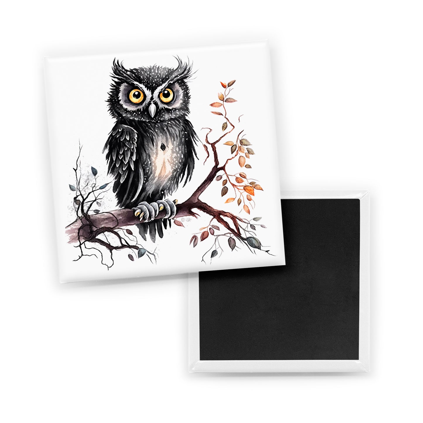 Black Owl Magnet