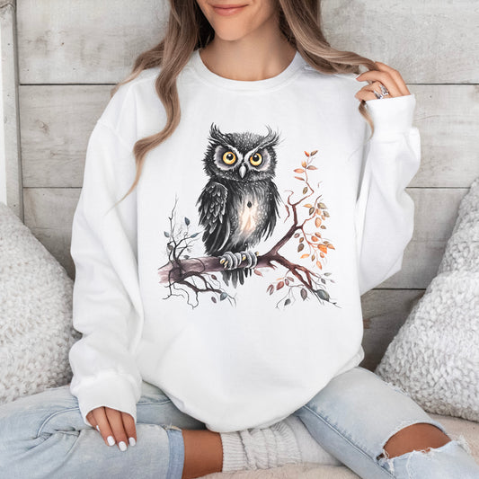 Black Owl Sweatshirt