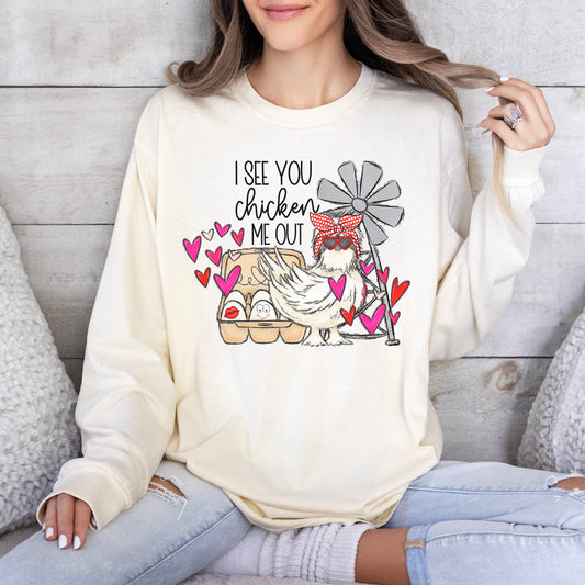 Chicken Me Out Long Sleeve