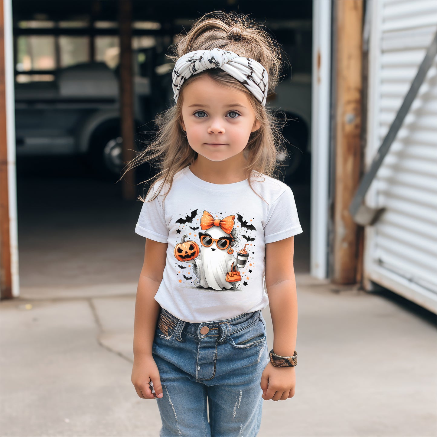 Cute Little Ghost Toddler Tee