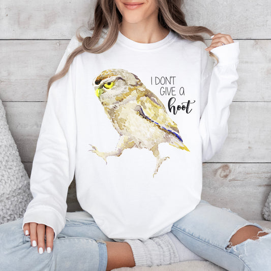 Don't Give A Hoot Owl Long Sleeve