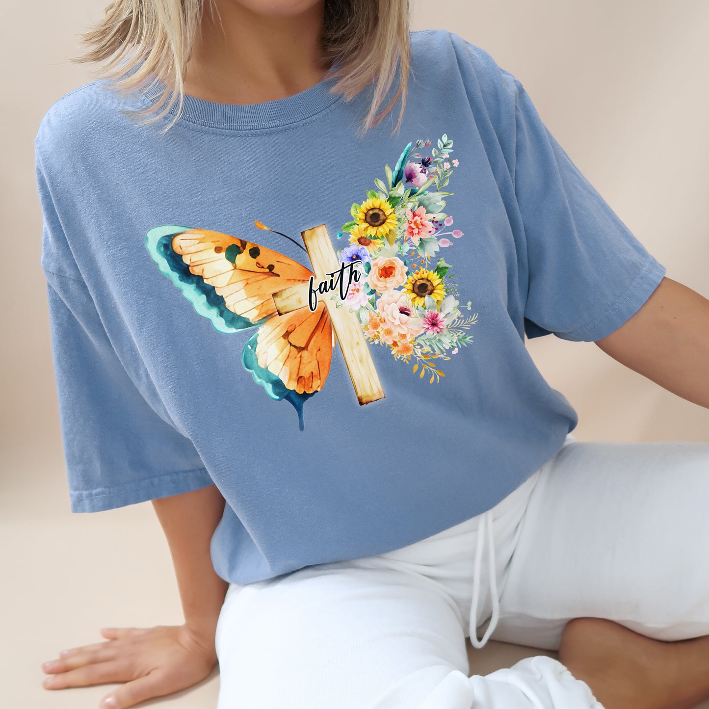 Faith Butterfly T-shirt