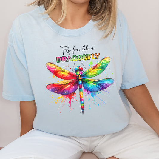 Fly Free Dragonfly T-shirt