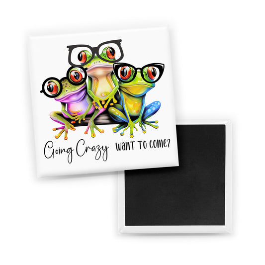 Going Crazy Frogs Magnet