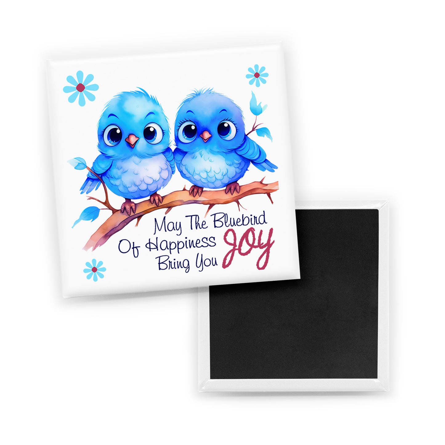 Happy Bluebird Magnet